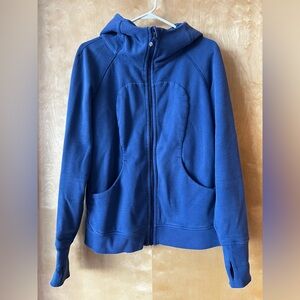 Lululemon Scuba Full-Zip Hoodie.  Size 12 in blue.